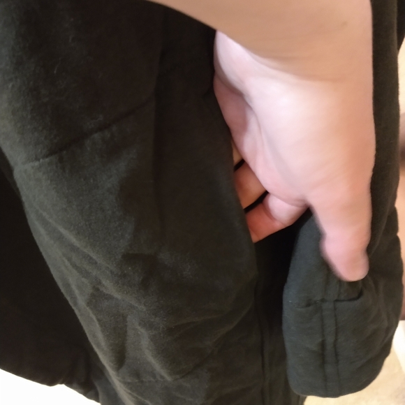 Anthropologie🌷Army Green Sweater Coat S/M - Picture 8 of 10